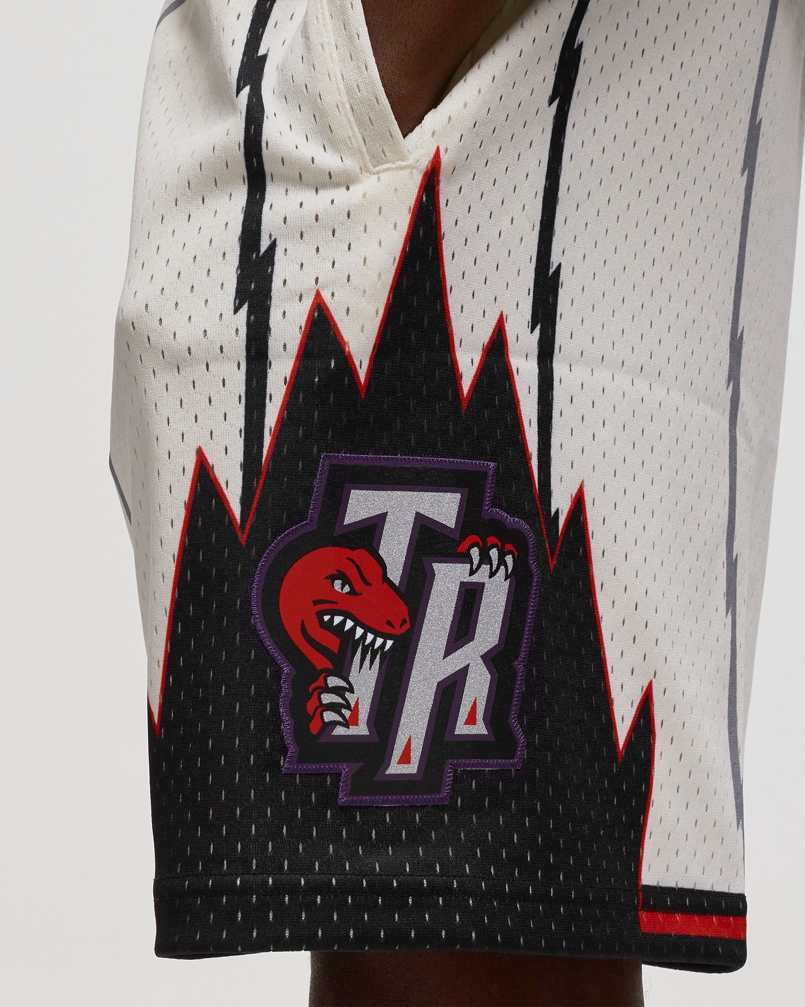 NBA CREAM TEAM COLOR SWINGMAN SHORTS RAPTORS 1998