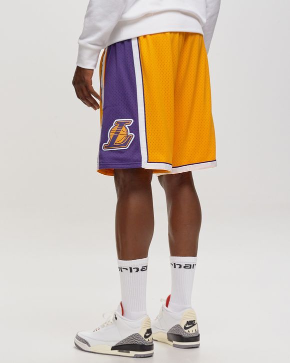 Nike NBA Swingman Mens Size 42 XL Los Angeles Lakers Basketball Shorts  Purple