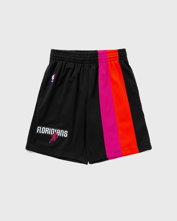 Mitchell & Ness NBA Miami Heat Swingman Shorts In Black