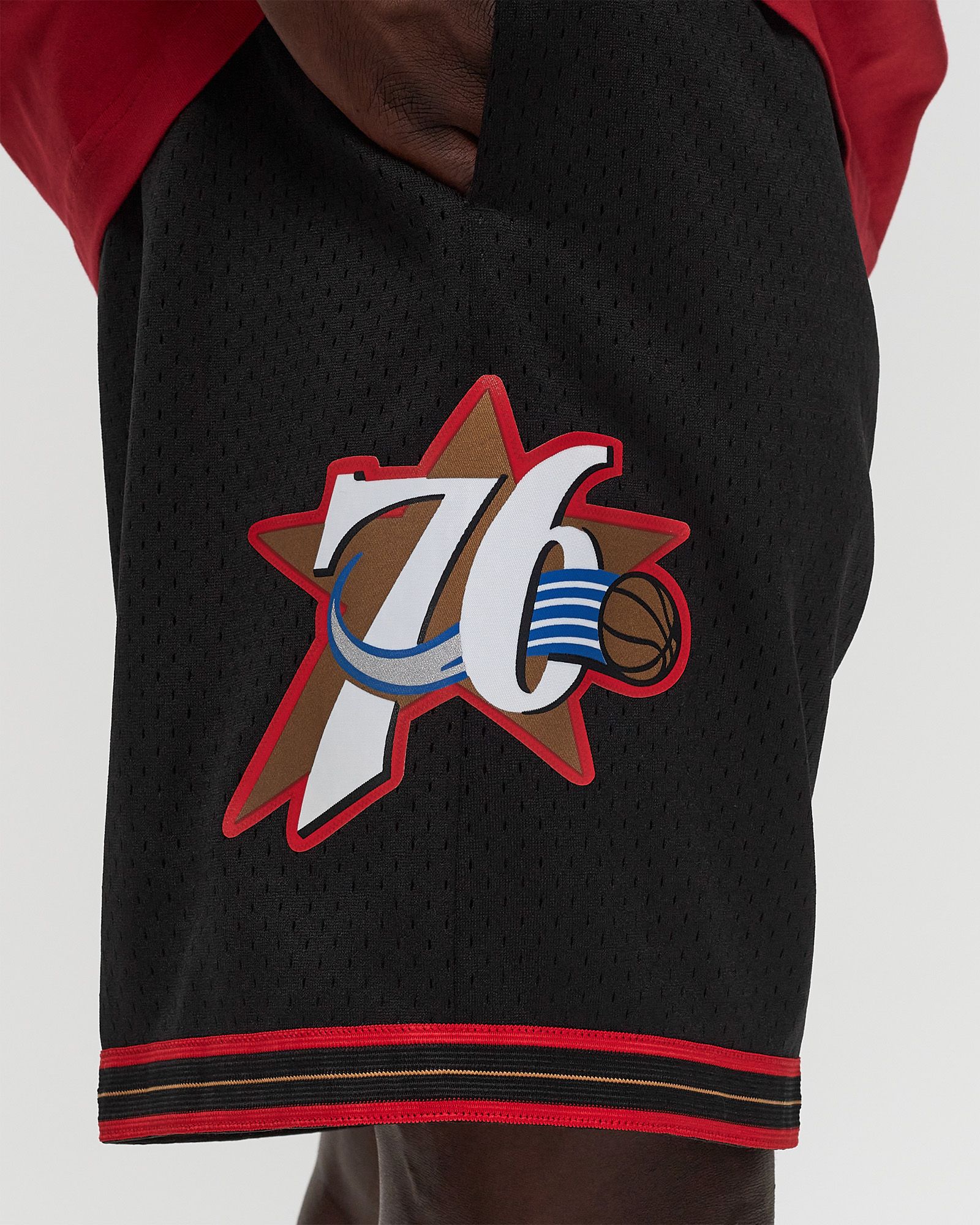 NBA Swingman Shorts Philadelphia 76ers Road 2000-01