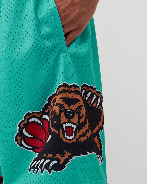 Shop Mitchell & Ness Vancouver Grizzlies 1996 Road Swingman Shorts  SMSHGS18259-VGRTEAL96 blue