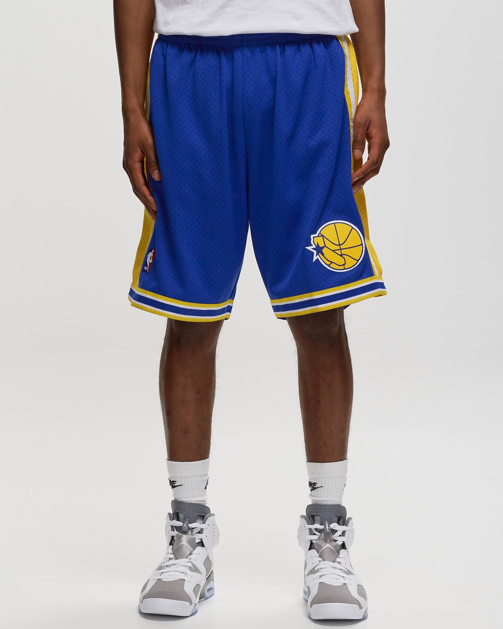 NBA SWINGMAN SHORTS GOLDEN STATE WARRIORS ROAD 1995-96