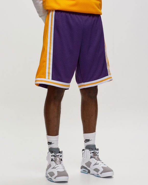 Los Angeles Lakers Purple Mitchell & Ness 1984-85 Swingman Shorts