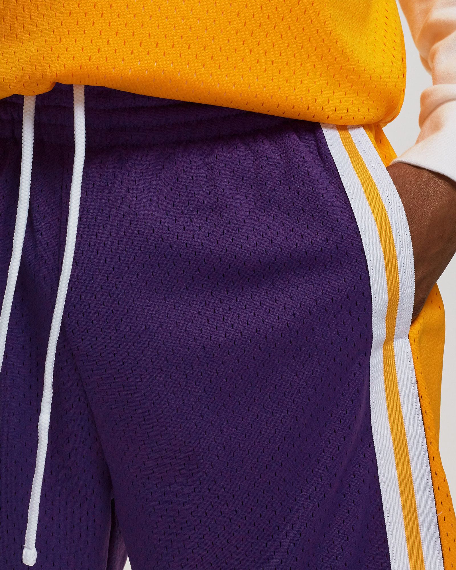 NBA Swingman Shorts Los Angeles Lakers Road 1984-85