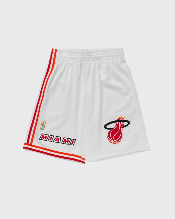 Mitchell & Ness Miami Heat Swingman Shorts White, Size: Small