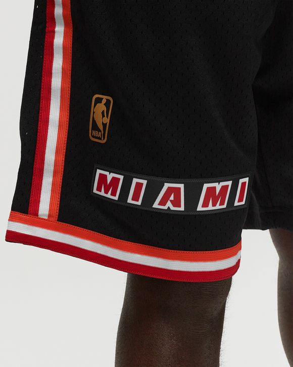 Mitchell & Ness NBA Swingman Shorts Miami Heat Road 1996-97 Black - black