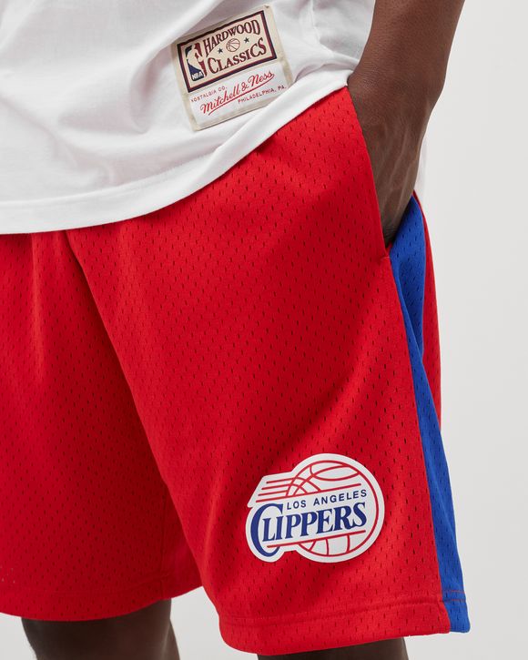 Mitchell & Ness, Shirts, Mitchellandnesslos Angeles Clippers Red Throwback  Graphic Jersey 046