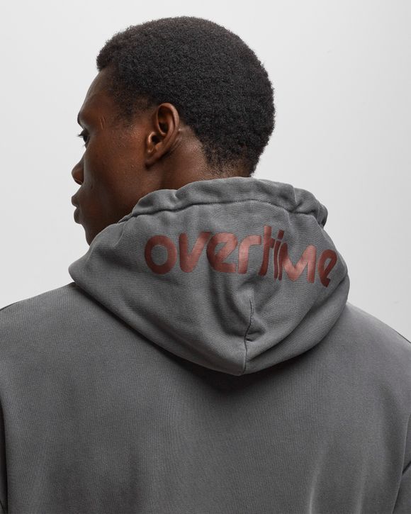 Grey overtime online hoodie