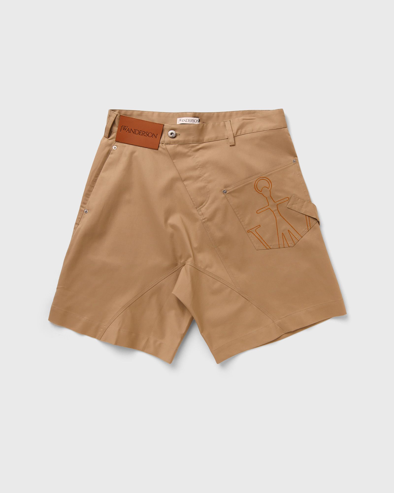 jw anderson twisted chino shorts men casual