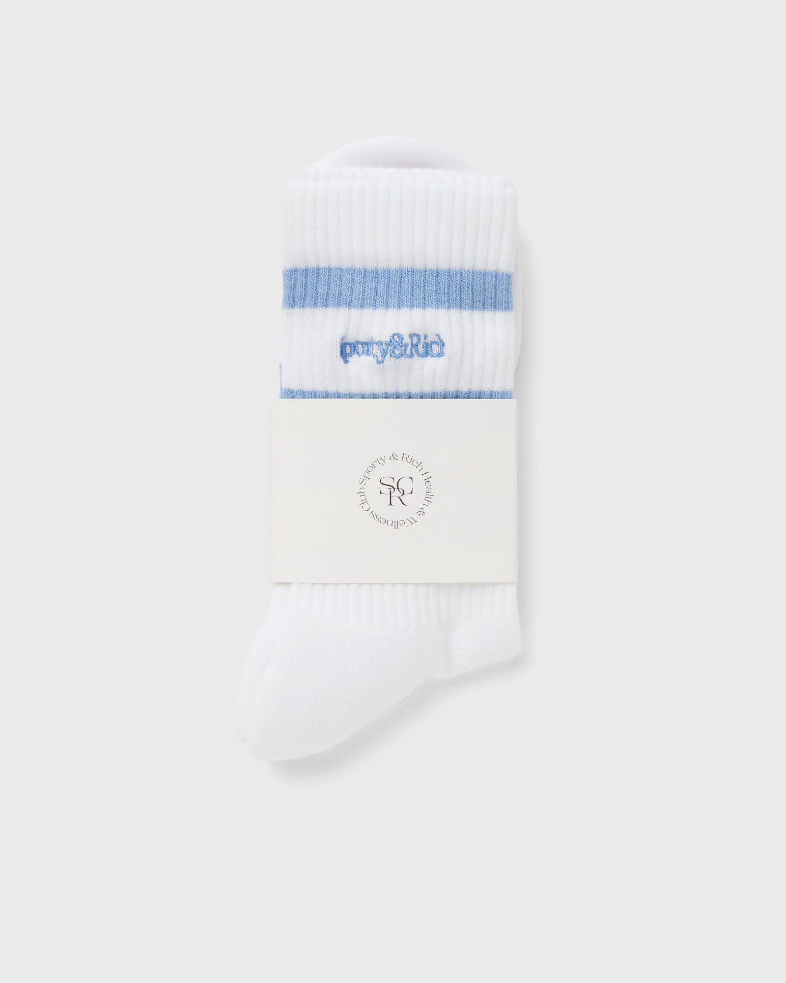 Serif Logo Striped Socks