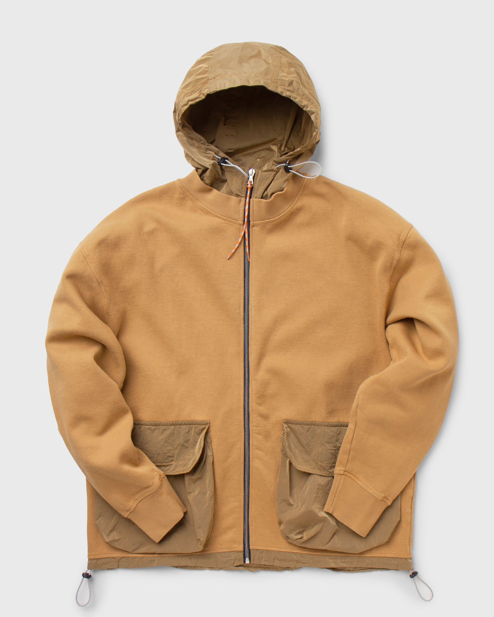 NYLON HYBRID ZIP THROUGH