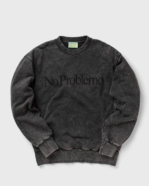 ARIES / NO PROBLEMO SWEATSHIRT BLACK スウェット トップス メンズ