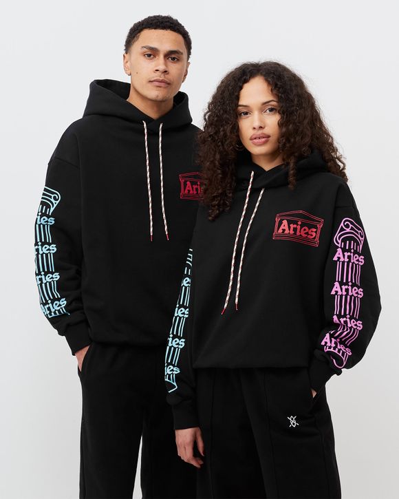 Aries Arise COLUMN HOODIE Black | BSTN Store