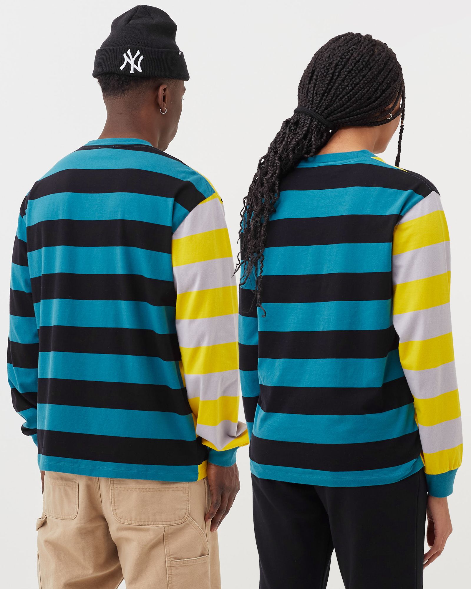 COLOUR BLOCKED STRIPED LONGSLEEVE