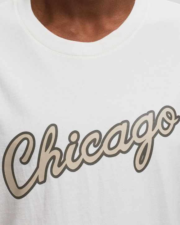 Baseball Shirt NBA Chicago Bulls Mitchell & Ness White
