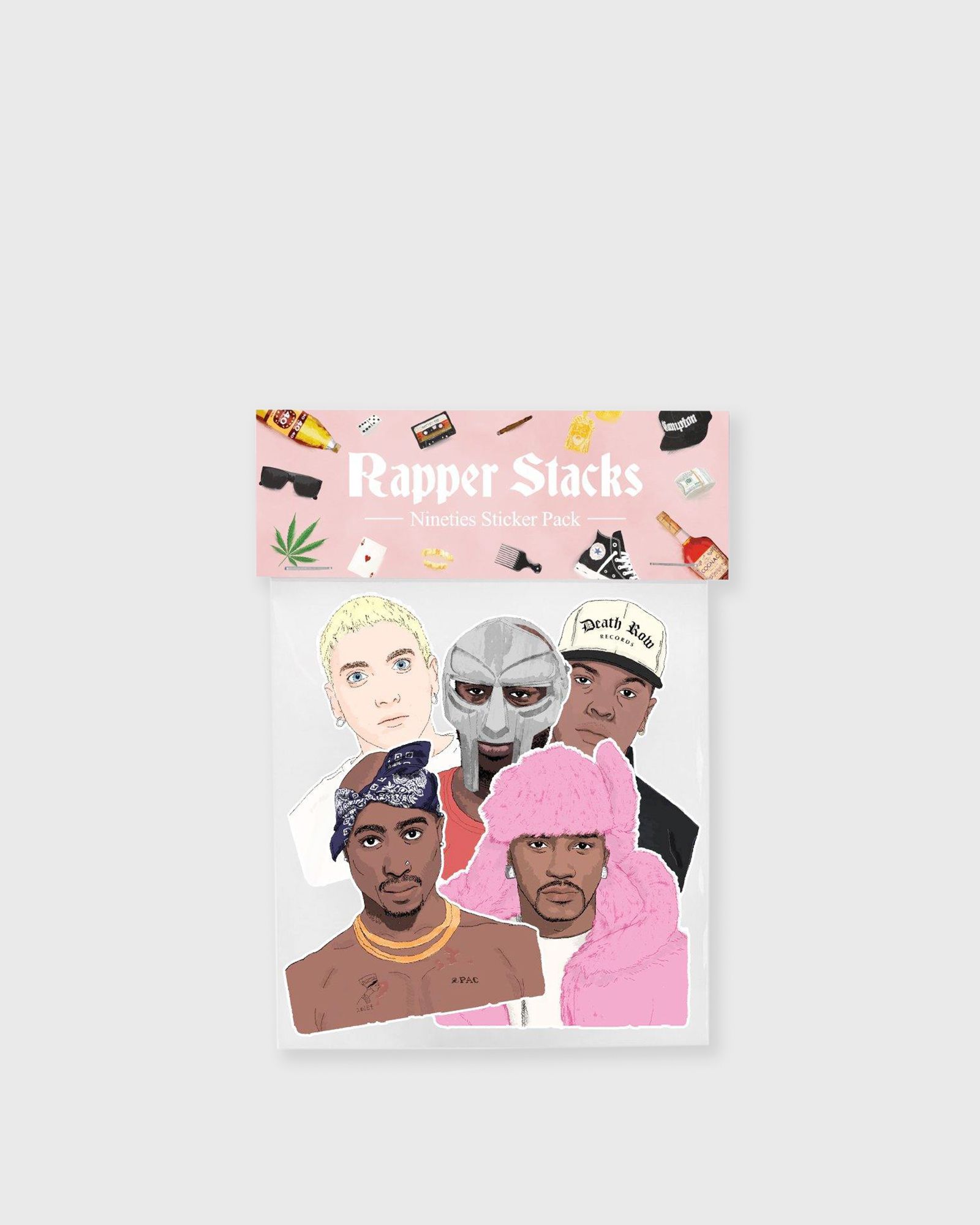 RAPPER STACKS: 90S STICKER PACK