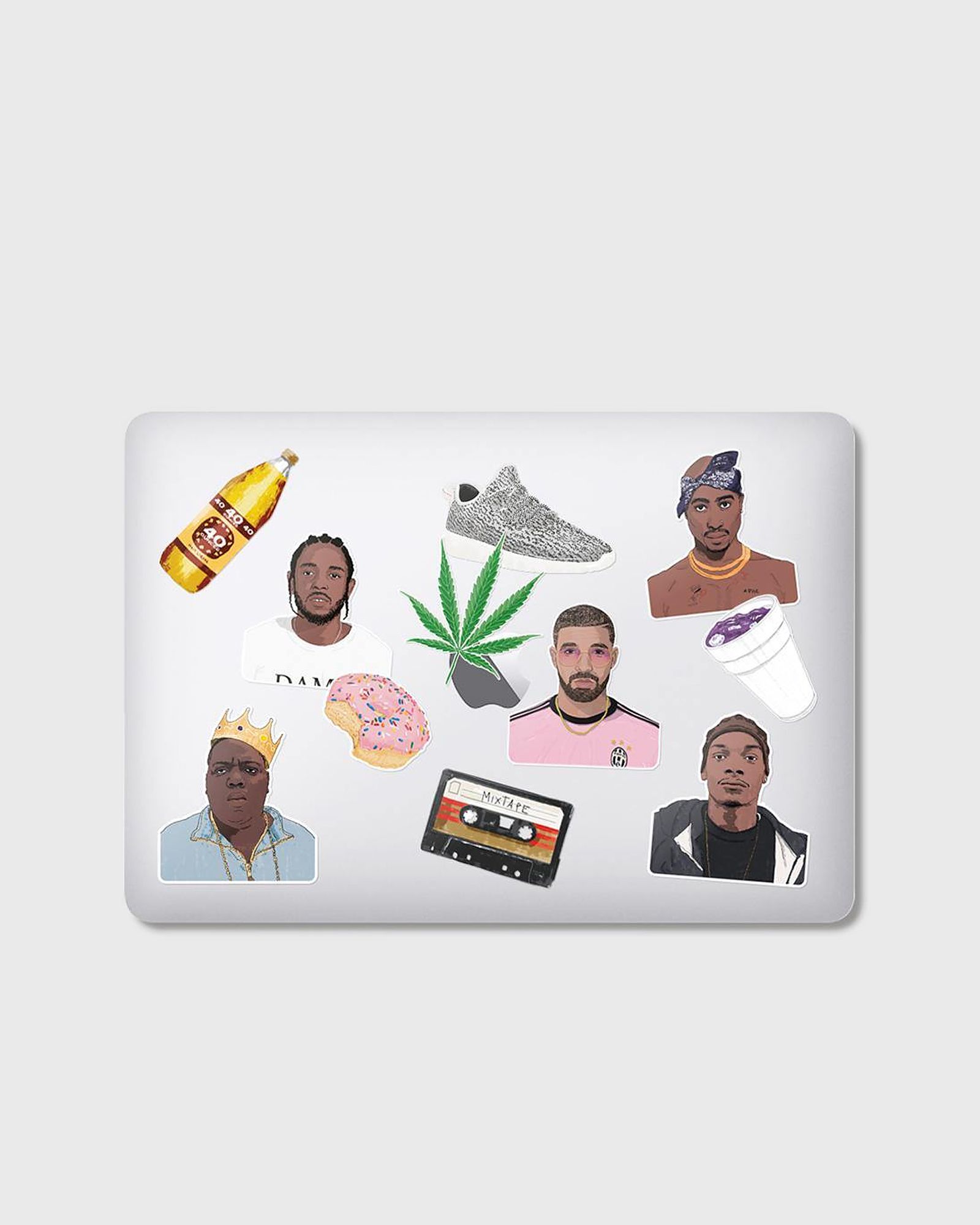 RAPPER STACKS: 90S STICKER PACK