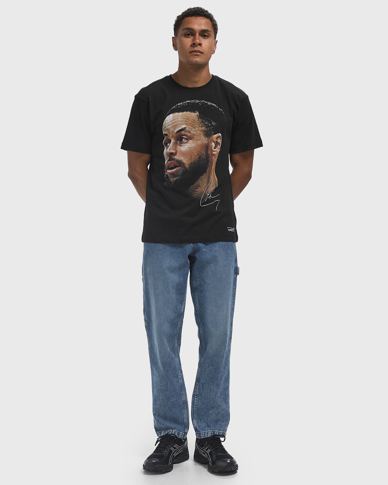 NBPA REAL BIG FACE TEE PLAYERS ASSOC STEPHEN CURRY