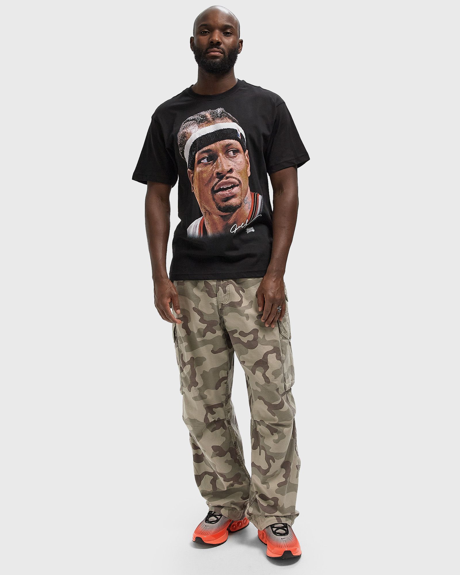 NBA PLAYER BIG FACE TEE PHILADELPHIA 76ERS ALLEN IVERSON