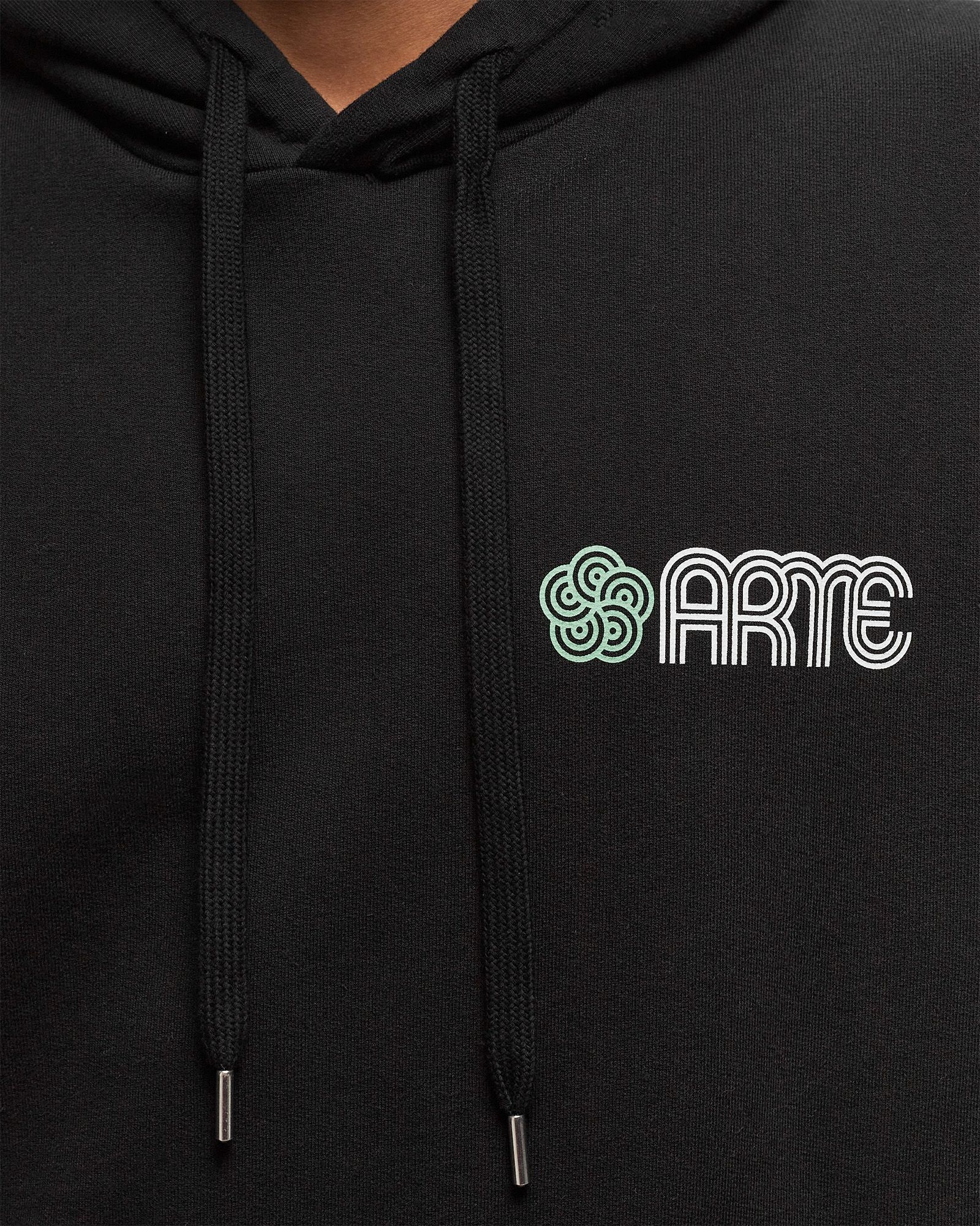 Circle Flower Back Front Print Hoodie