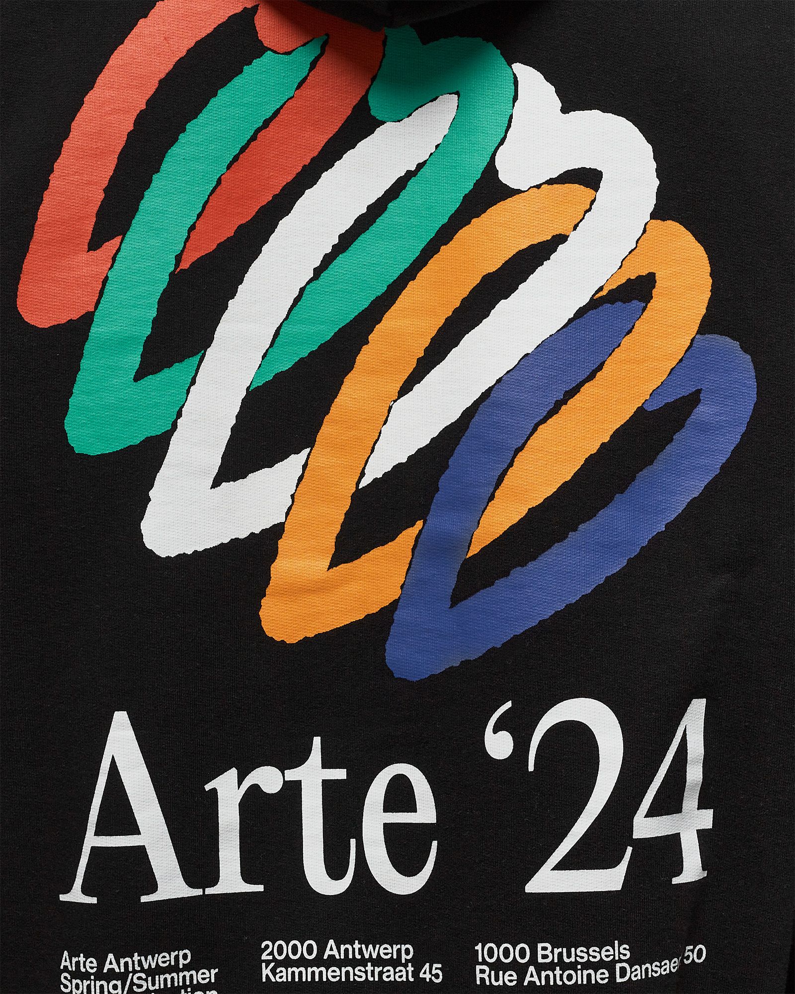 Heart Rings Back print Hoodie