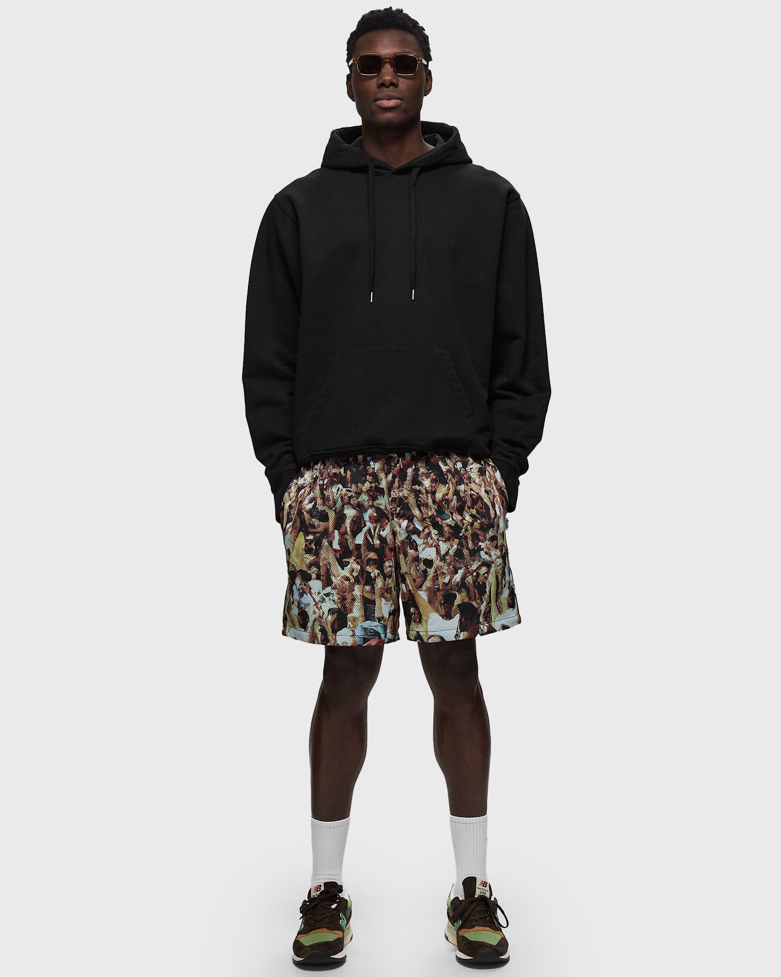 Heart Rings Back print Hoodie