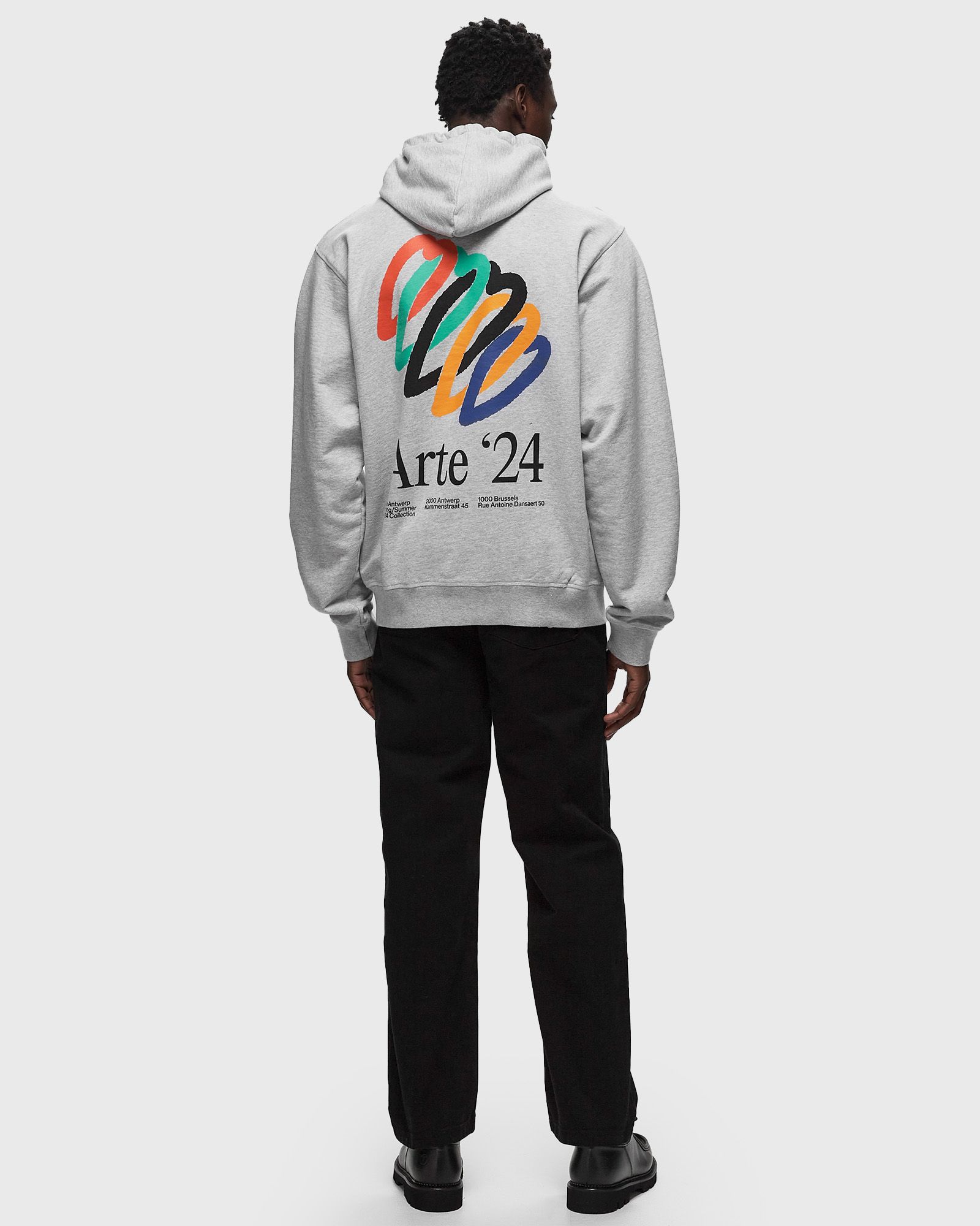 Heart Rings Back print Hoodie