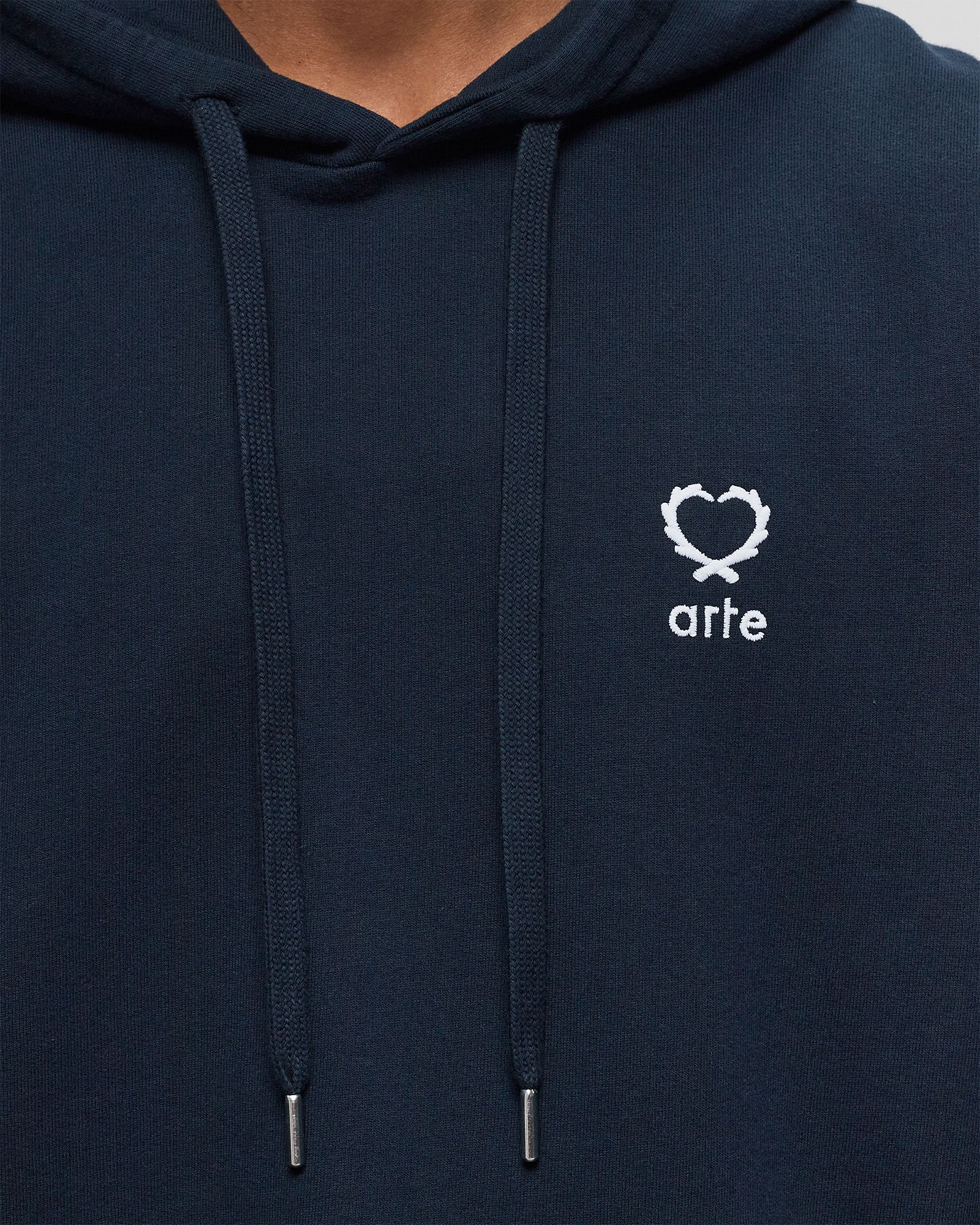 Hearts leaves arte logo chest Hoodie