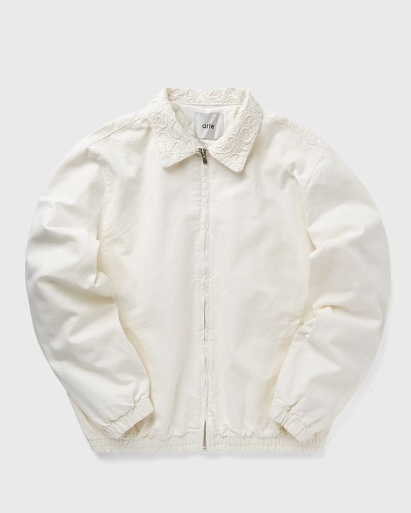Embroidery Collar Jacket Canvas