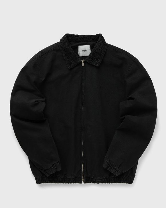 Embroidery Collar Jacket Canvas