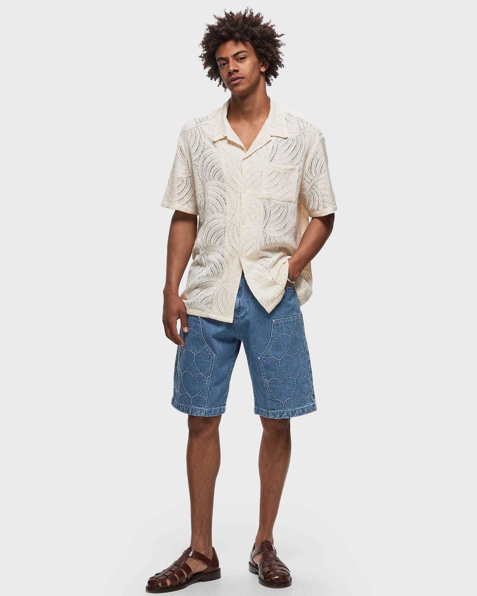 Workwear embroidery Shorts