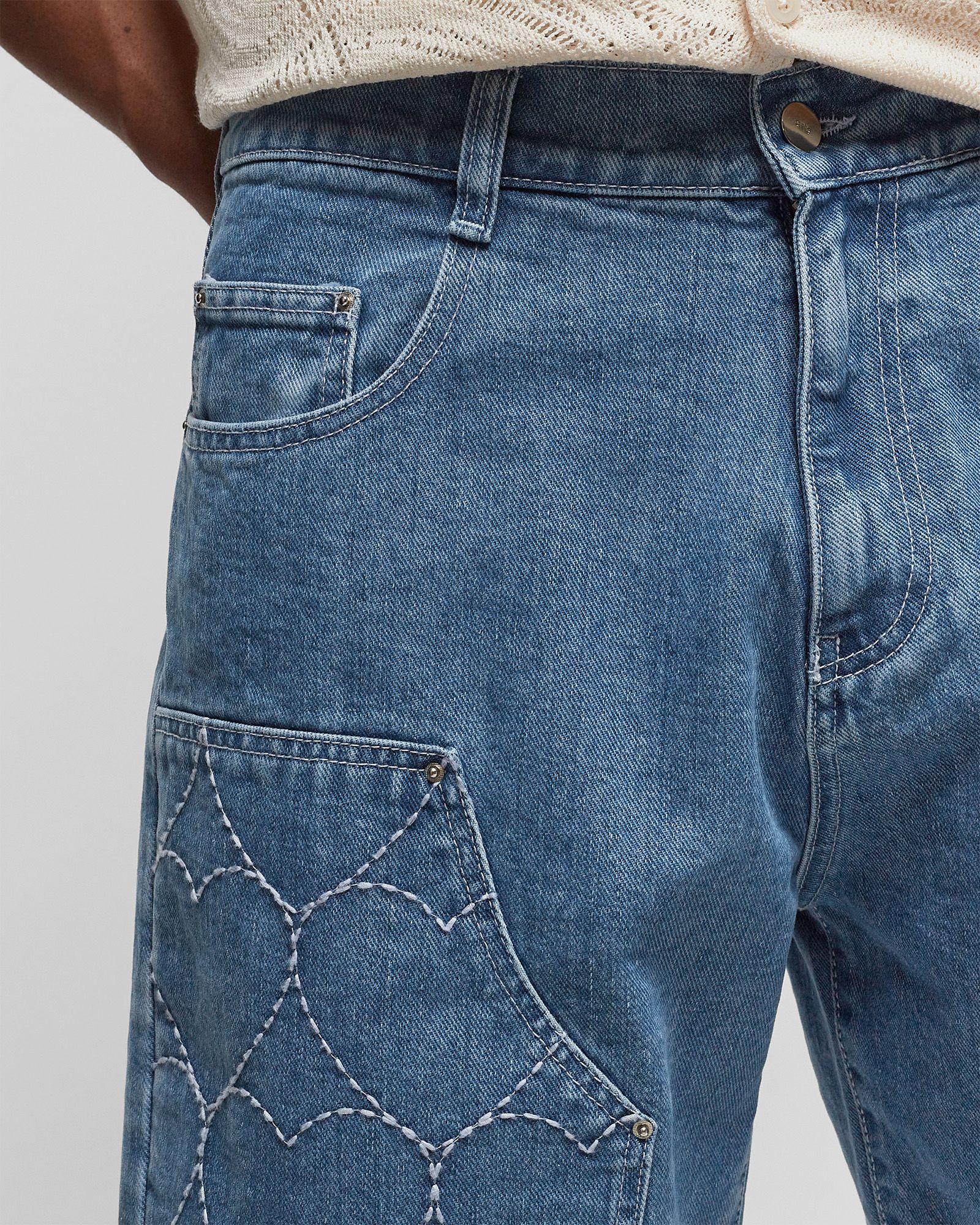 Workwear embroidery Shorts