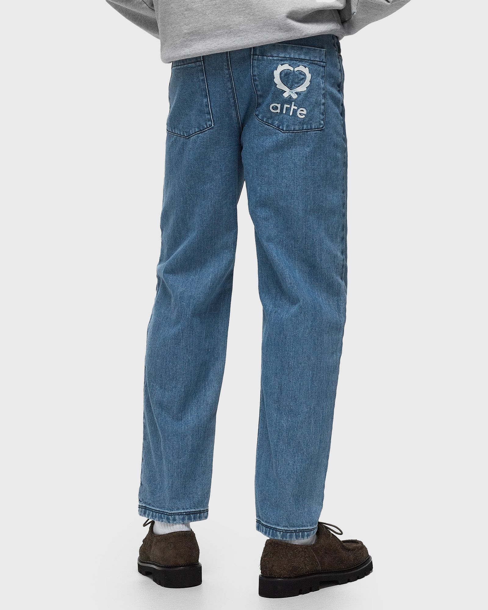 Back pocket embroidery