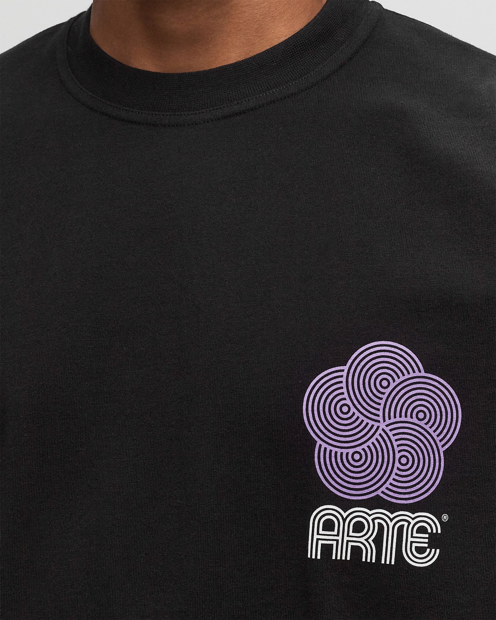 Circle Flower Back Front Print T’shirt