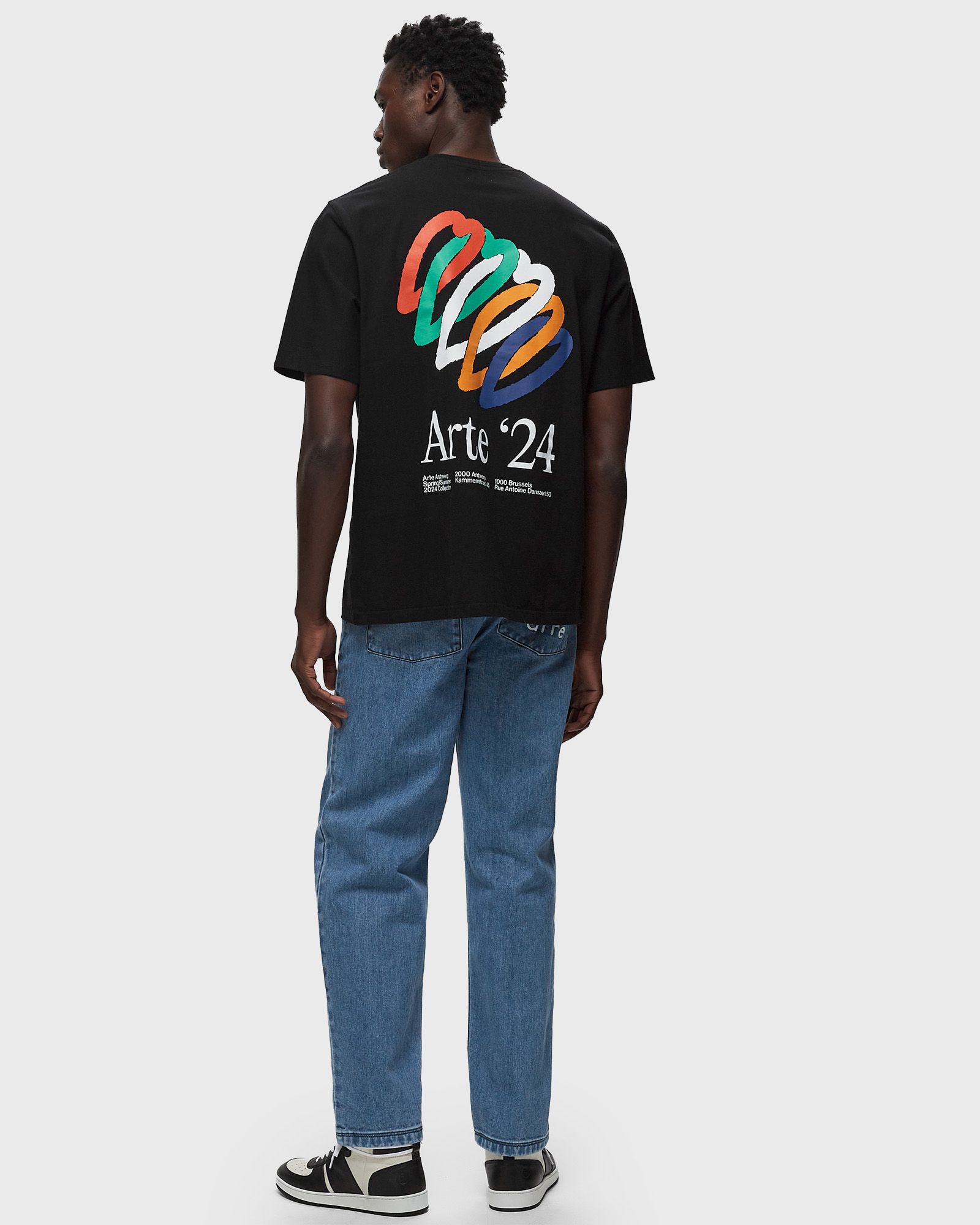 Heart Rings Back print