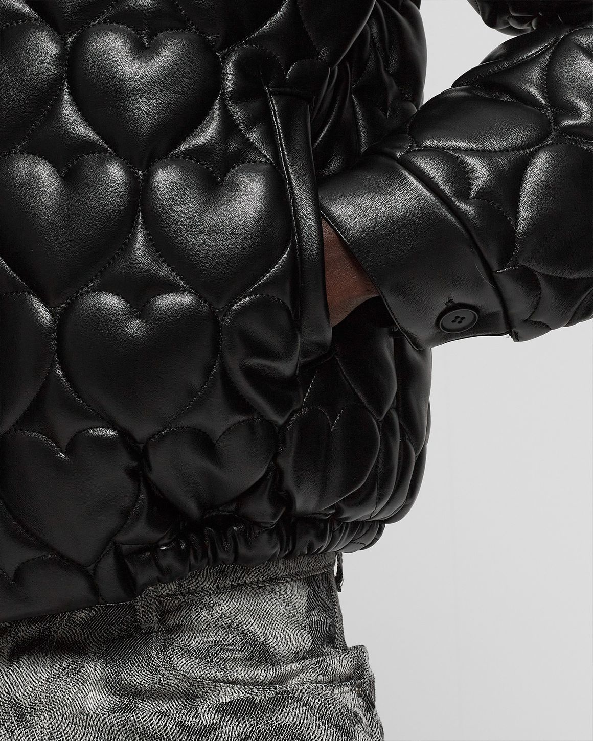 Arte Antwerp Padded Heart Jacket Black | BSTN Store