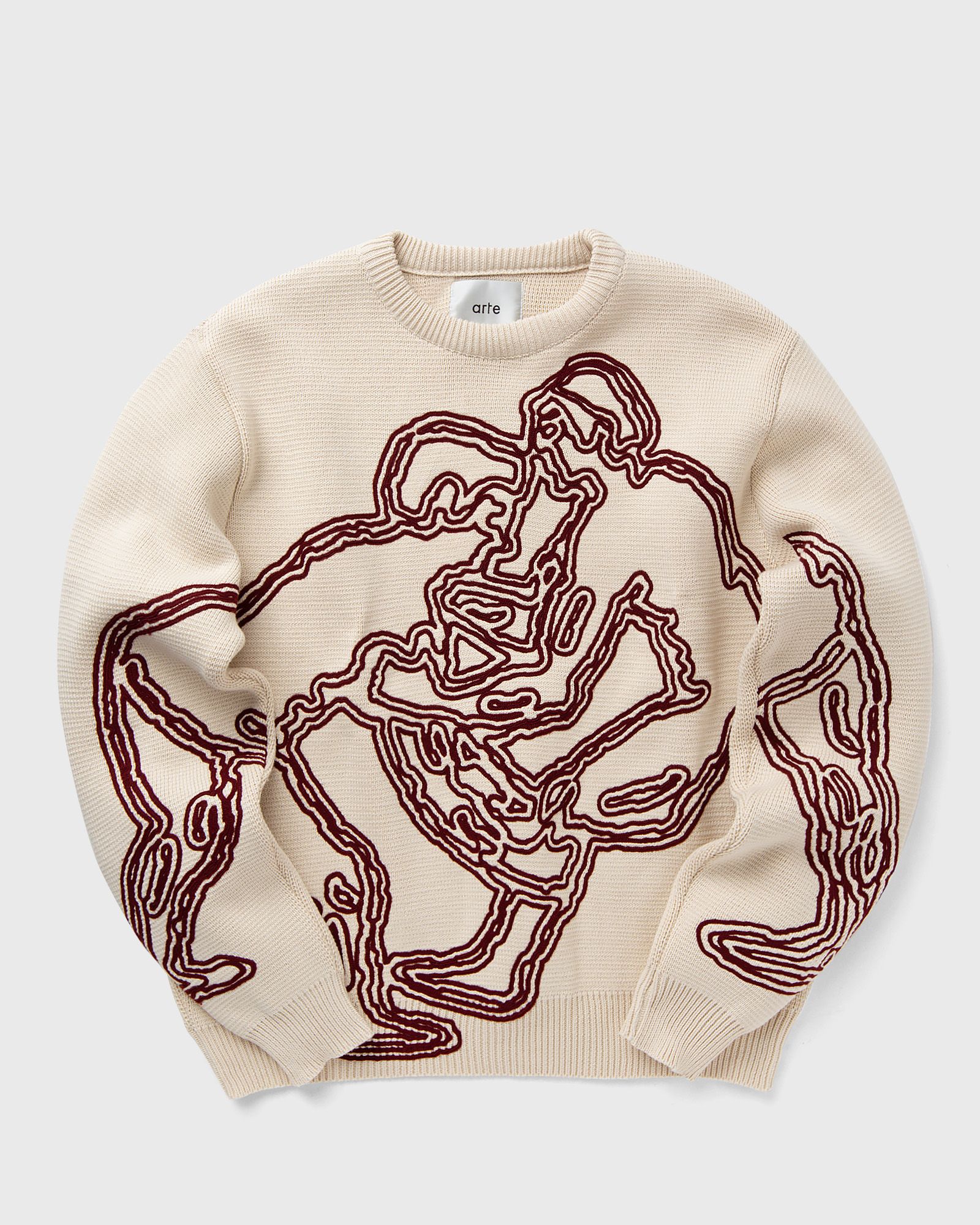Fighters cord embroidery Knit