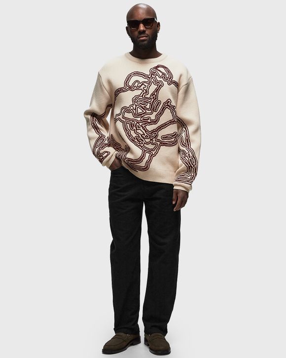 Fighters cord embroidery Knit
