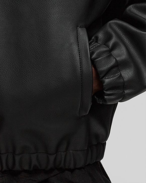 Hoodie Leather Jacket