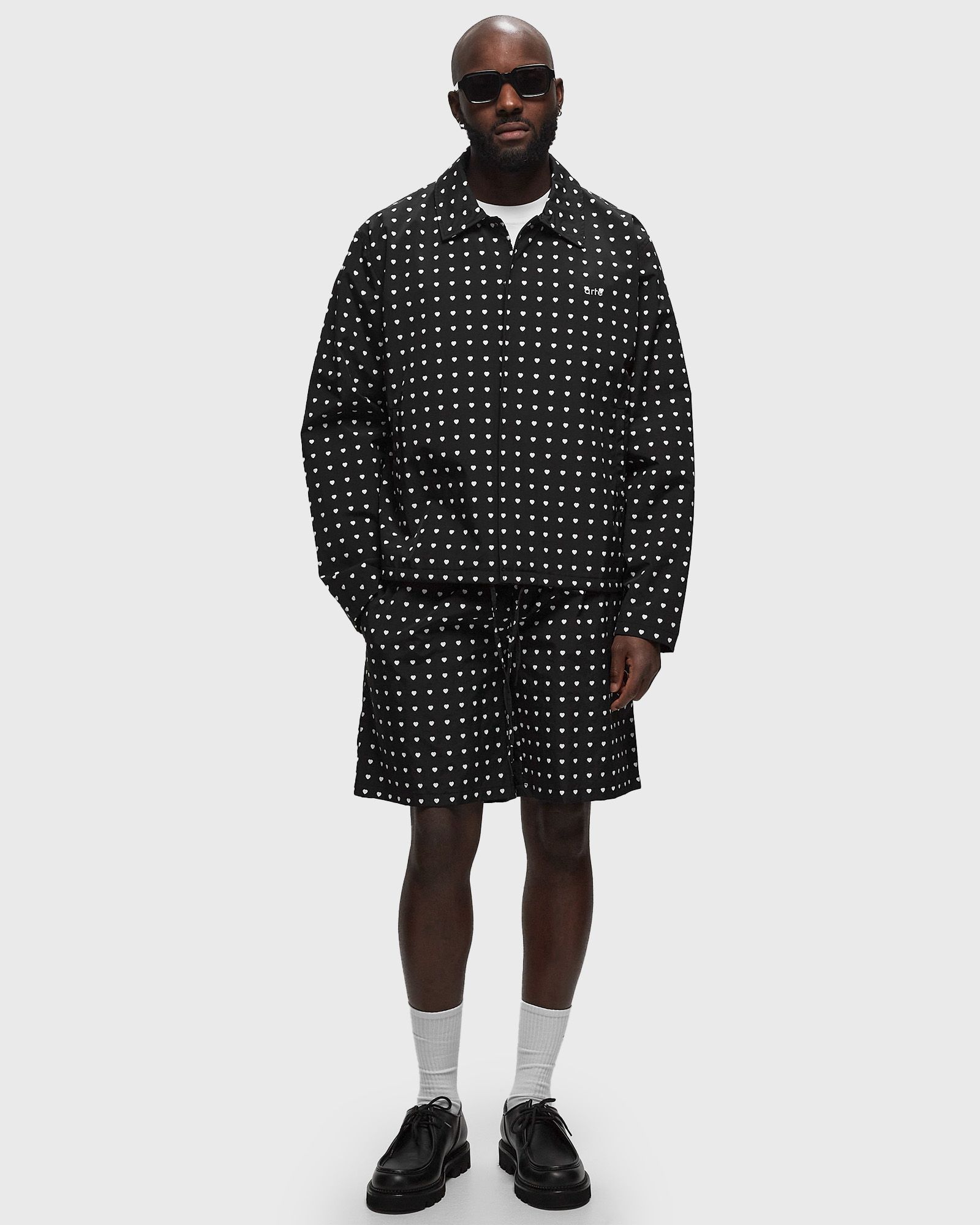 Coach heart print jacket