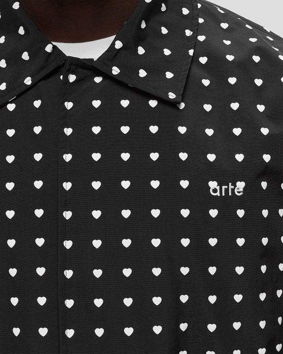 Coach heart print jacket