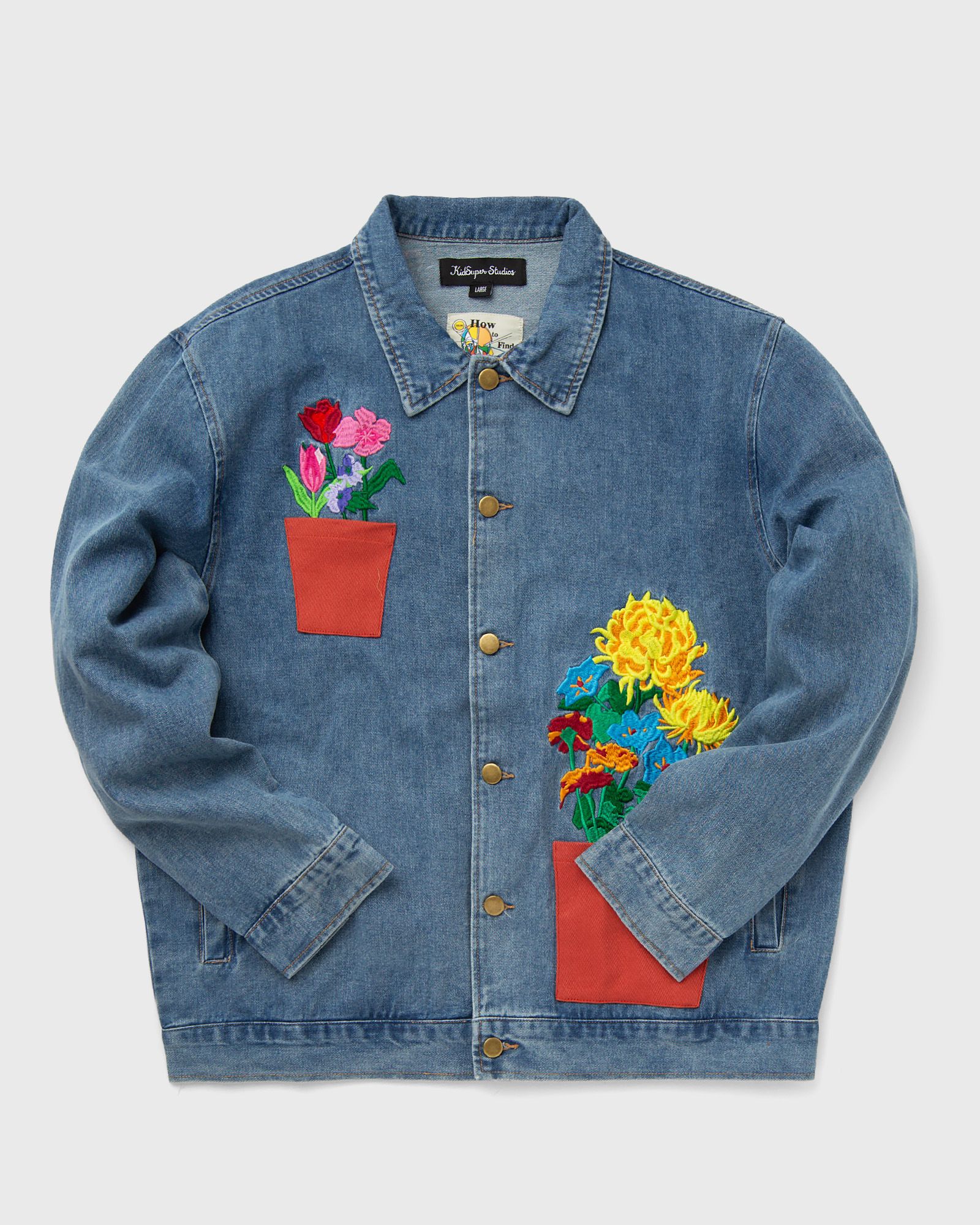 Flower Pots Denimn Jacket