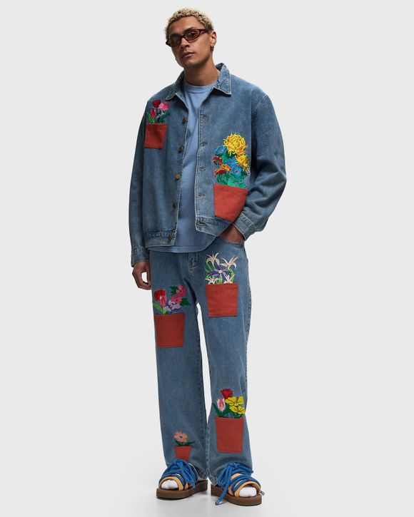 Flower Pots Denimn Jacket