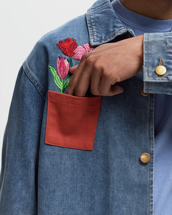 Flower Pots Denimn Jacket
