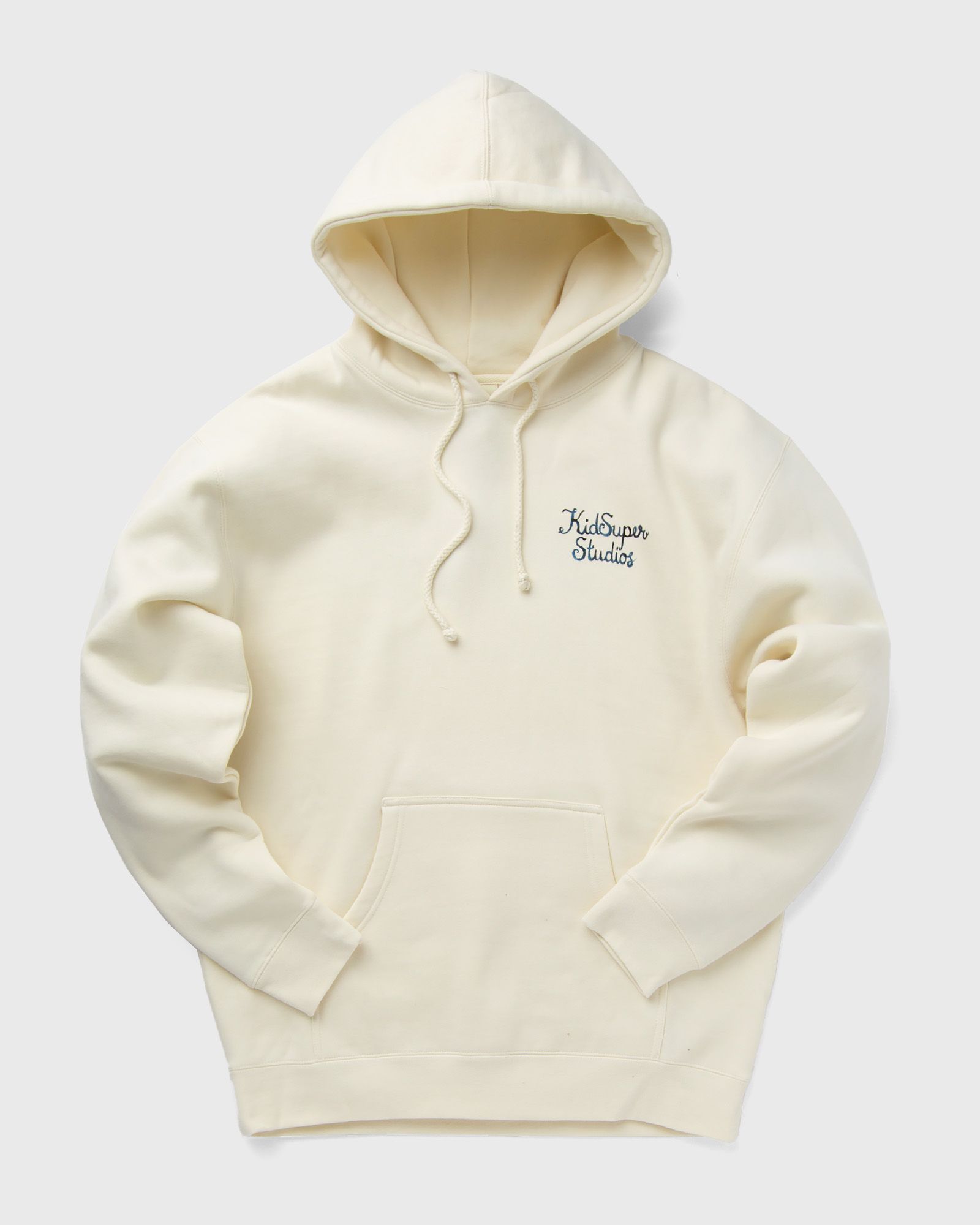 KidSuper Studios - script logo hoodie men hoodies beige in größe:m