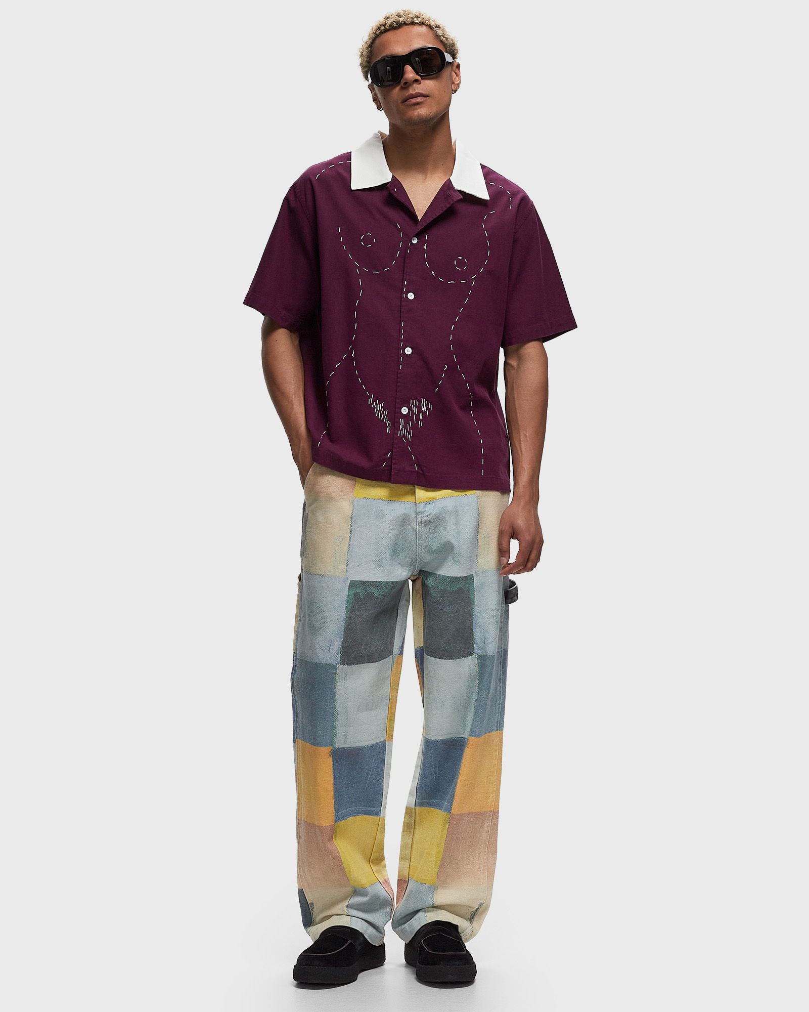 Embroidered Figure Shirt