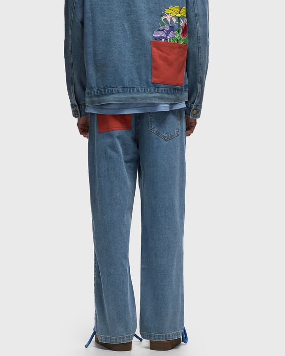 Flower Pots Denim Jeans