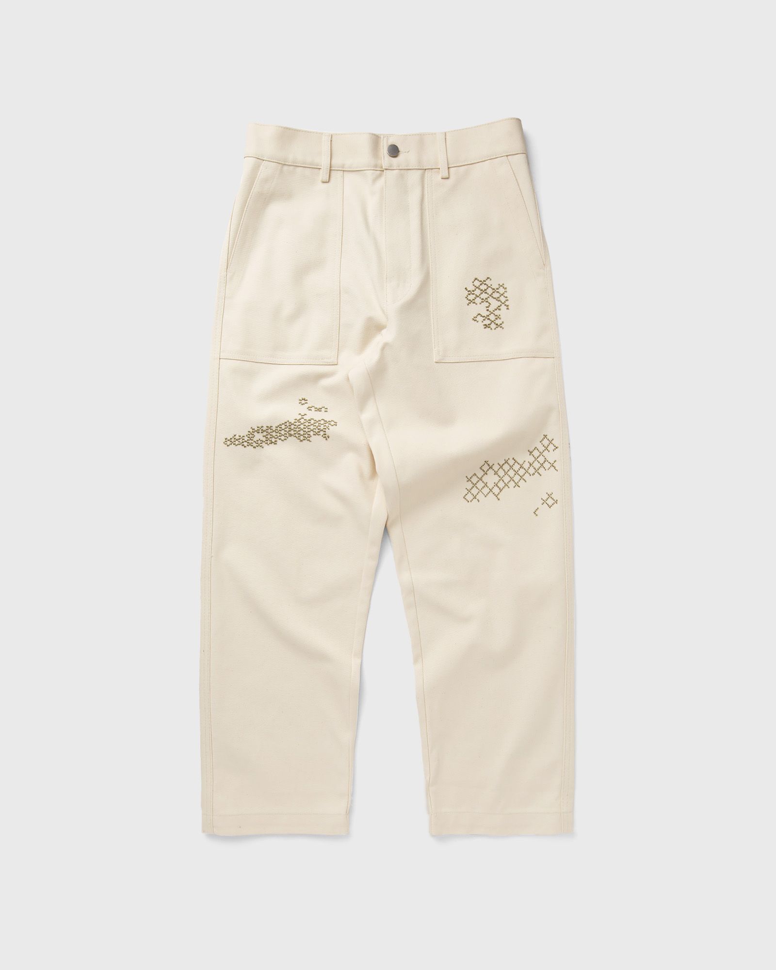 ADISH - shabaket seid canvas utlity pants men casual pants white in größe:l