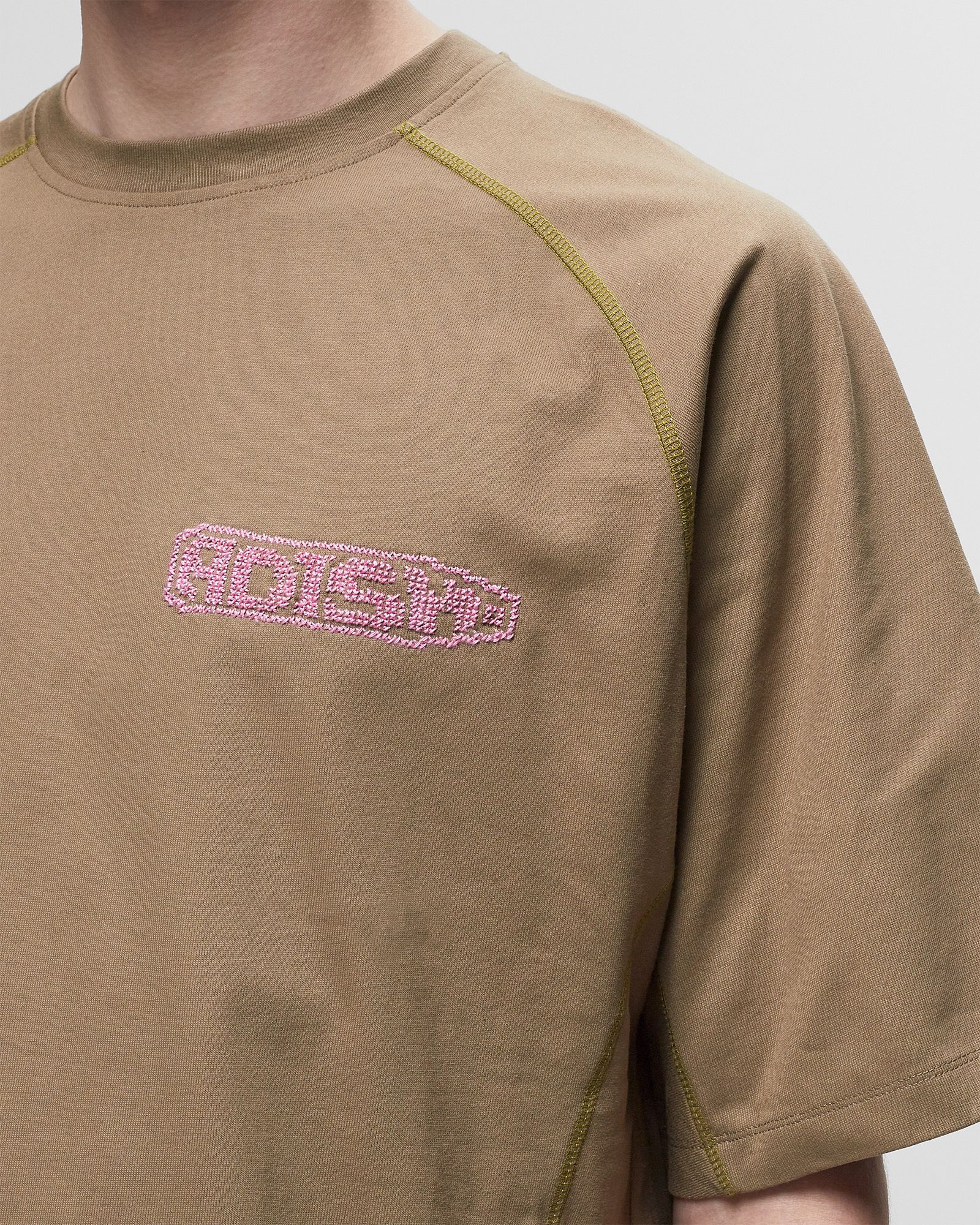 Tatreez Logo Contrast Stitched Surf T-Shirt