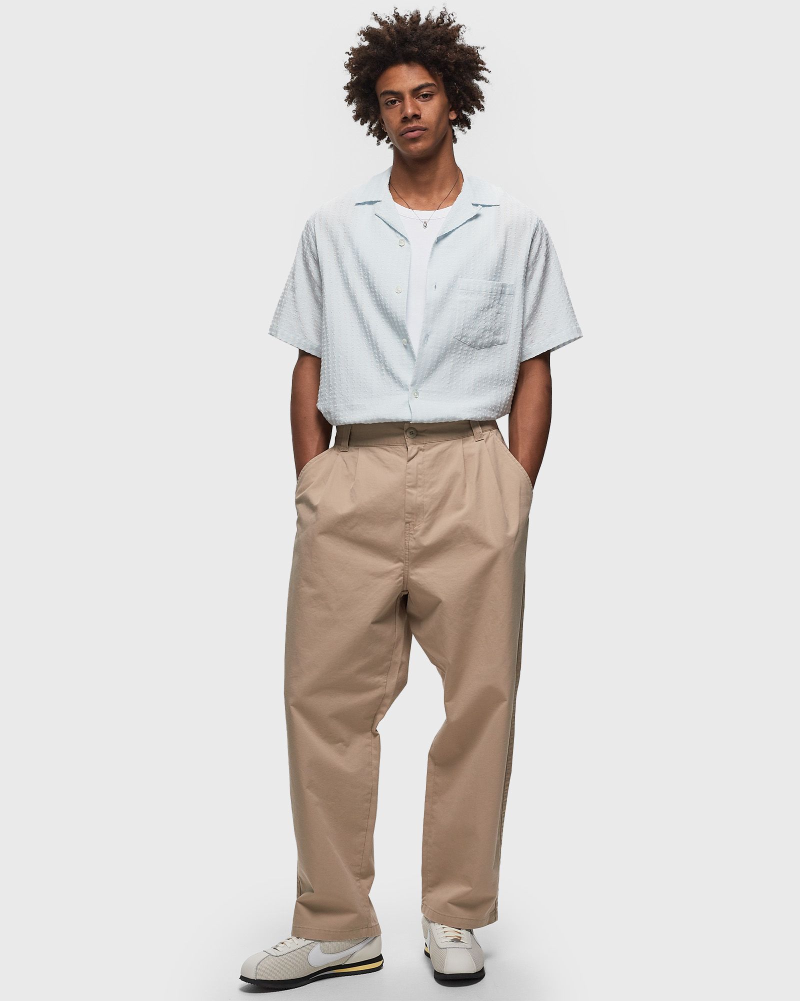 JACQUARD CHAMBRAY LIGHT BLUE